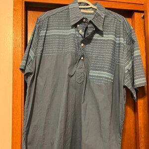 Manaola Blue Menʻs shirt